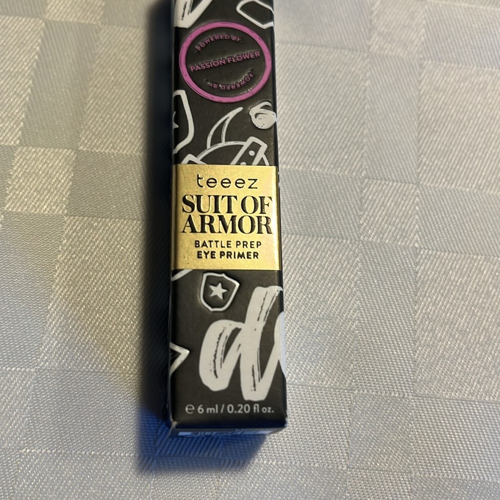 New teeez Suit Of Armor Battle Prep Eye Primer Blank Canvas~Universal Shade~6ml